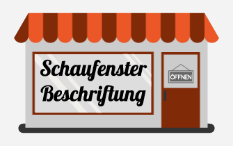 Schaufensterbeschriftung